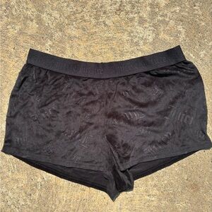 Juicy Couture Black Velour Shorts